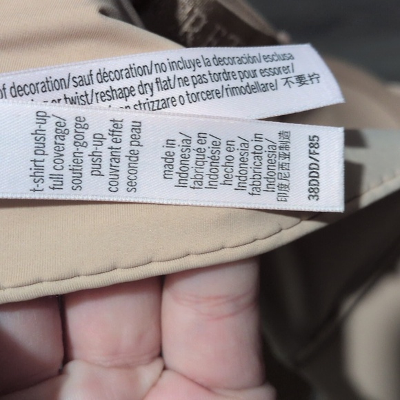 (3) Victoria's Secret Perfect Shape T-shirt Bras Sz 38DDD 38F Bundle Lot - Picture 7 of 8